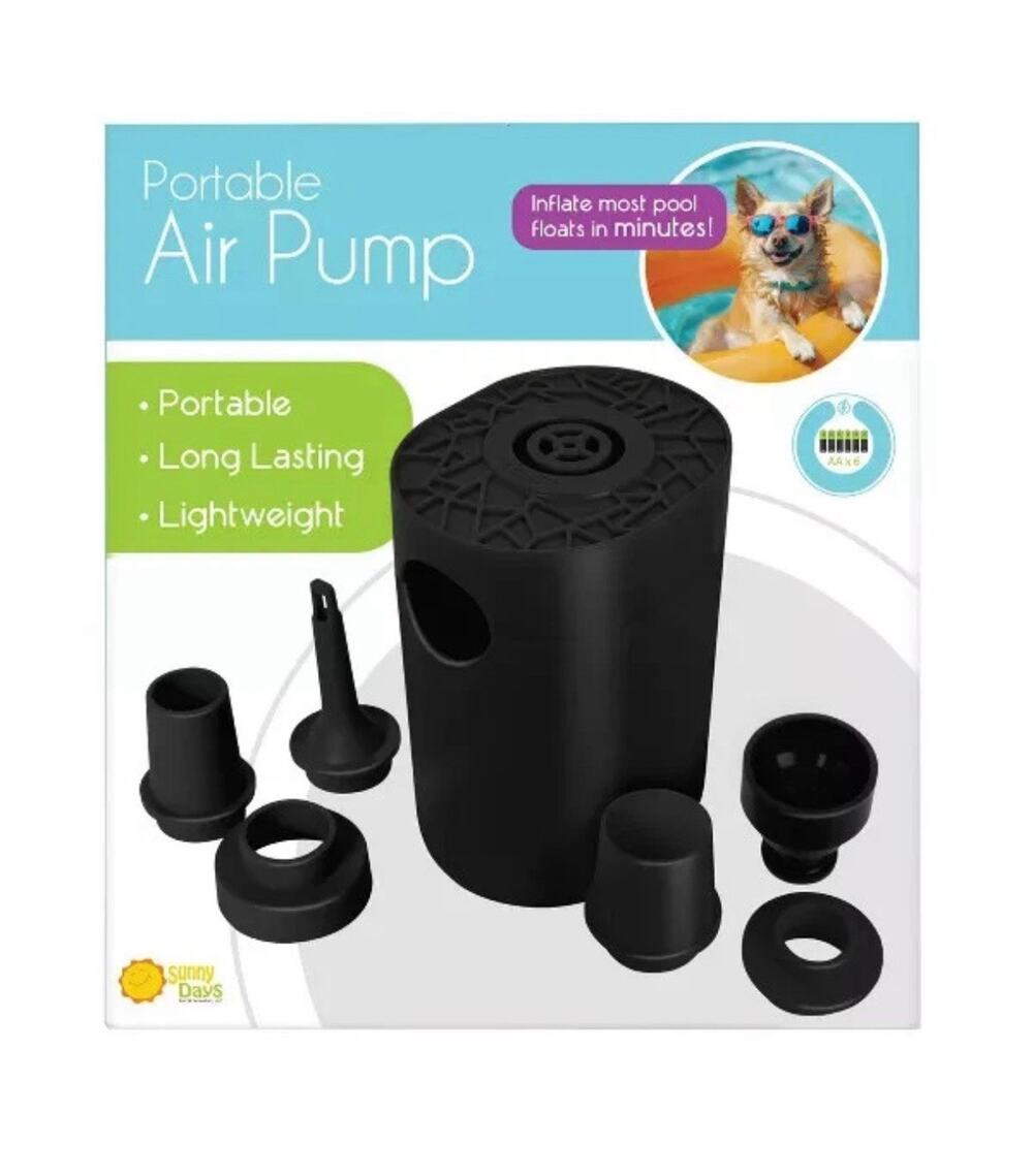 SUNNY DAYS MAXX BUBBLES! AIR PUMP - BLACK